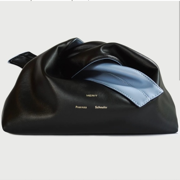 Proenza Schouler Handbags - Proenza Schouler - Black & Blue Merit Clutch limited edition